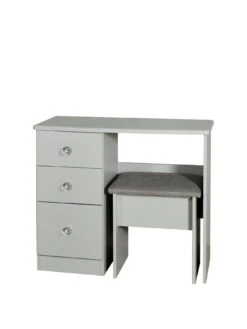 SWIFT Verve Ready Assembled Dressing Table With Stool - FSC® Certified -FurniHaven Shop PG6HT SQ3 0000000005 GREY SLa