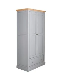 Very Home Hanna 2 Door 1 Drawer Wardrobe -FurniHaven Shop PG9YN SQ3 0000002974 GREY OAK TOPS SLa