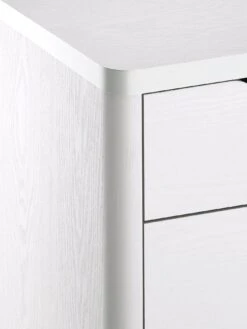 Very Home Aspen 3 Piece Package - 2 Door, 2 Drawer Wardrobe, 4 + 2 Chest And Bedside Table - White Oak Effect -FurniHaven Shop PGJU3 SQ5 0000013026 WHITE OAK SLd1