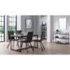 Julian Bowen Staten 120 Cm Dining Table + 4 Monroe Chairs 2 Julian Bowen Staten 120 Cm Dining Table + 4 Monroe Chairs -FurniHaven Shop PH7KA SQ1 0000000222 GREY BLACK RSr