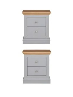 Very Home Hanna Set Of 2 Bedside Chests