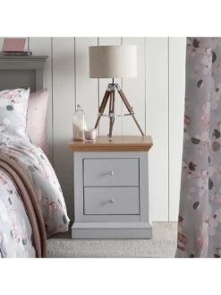 Very Home Hanna Set Of 2 Bedside Chests -FurniHaven Shop PKCUH SQ6 0000002974 GREY OAK TOPS SLd2