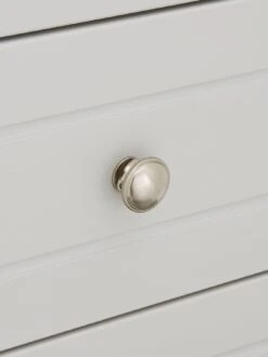 One Call Alderley Ready Assembled 3 Piece Package - Chest Of 5 Drawers And 2 Bedside Chests -FurniHaven Shop PLG4U SQ5 0000000005 GREY SLd1