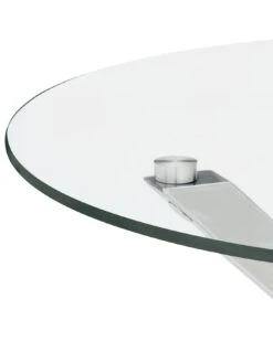 Very Home Chopstick Glass And Chrome Coffee Table -FurniHaven Shop PLLKN SQ4 0000000139 CHROME SLd