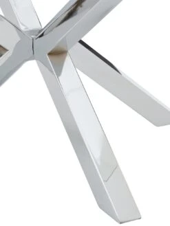 Very Home Chopstick Glass And Chrome Coffee Table -FurniHaven Shop PLLKN SQ5 0000000139 CHROME SLd1