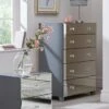 Very Home New Bellagio 5 Drawer Chest - FSC® Certified -FurniHaven Shop PNQQ7 SQ1 0000014410 GREY MIRROR RSr