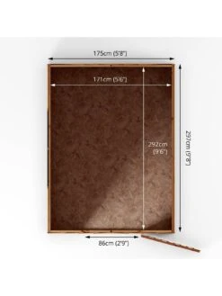 MERCIA 10X6 Value Overlap Dip Treated Apex Shed - FSC® Certified -FurniHaven Shop PWQFJ SQ5 0000000088 NO COLOR SLd1