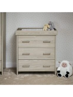 Obaby Nika 3-piece Nursery Room Set -FurniHaven Shop PY3Q3 SQ4 0000000725 GREY WASH SLd