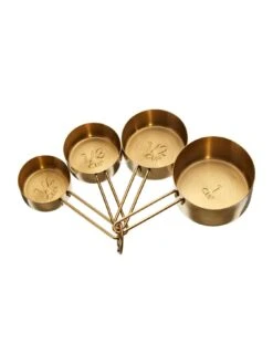 Premier Housewares Alchemist Measuring Cups – Gold -FurniHaven Shop Q7497 SQ2 0000000036 GOLD SLd