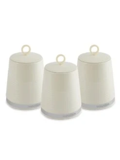 Morphy Richards Dune Set Of 3 Canisters – Ivory Cream -FurniHaven Shop Q7KAM SQ2 0000000099 N A SLd