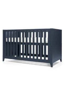 Mamas & Papas Melfi Cot Bed, Dresser Changer And Storage Wardrobe - Midnight Blue -FurniHaven Shop Q7X7G SQ2 0000000677 MIDNIGHT BLUE RSr