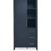 Mamas & Papas Melfi Storage Wardrobe - Midnight Blue -FurniHaven Shop Q7X7V SQ1 0000000677 MIDNIGHT BLUE SLf