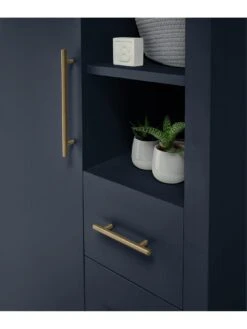 Mamas & Papas Melfi Storage Wardrobe - Midnight Blue -FurniHaven Shop Q7X7V SQ5 0000000677 MIDNIGHT BLUE SLd1