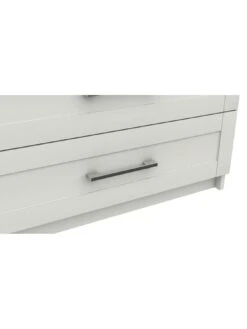 One Call Regal Ready Assembled 5 Drawer Chest 13 One Call Regal Ready Assembled 5 Drawer Chest -FurniHaven Shop Q9PLH SQ6 0000000559 WHITE GLOSS SLd2