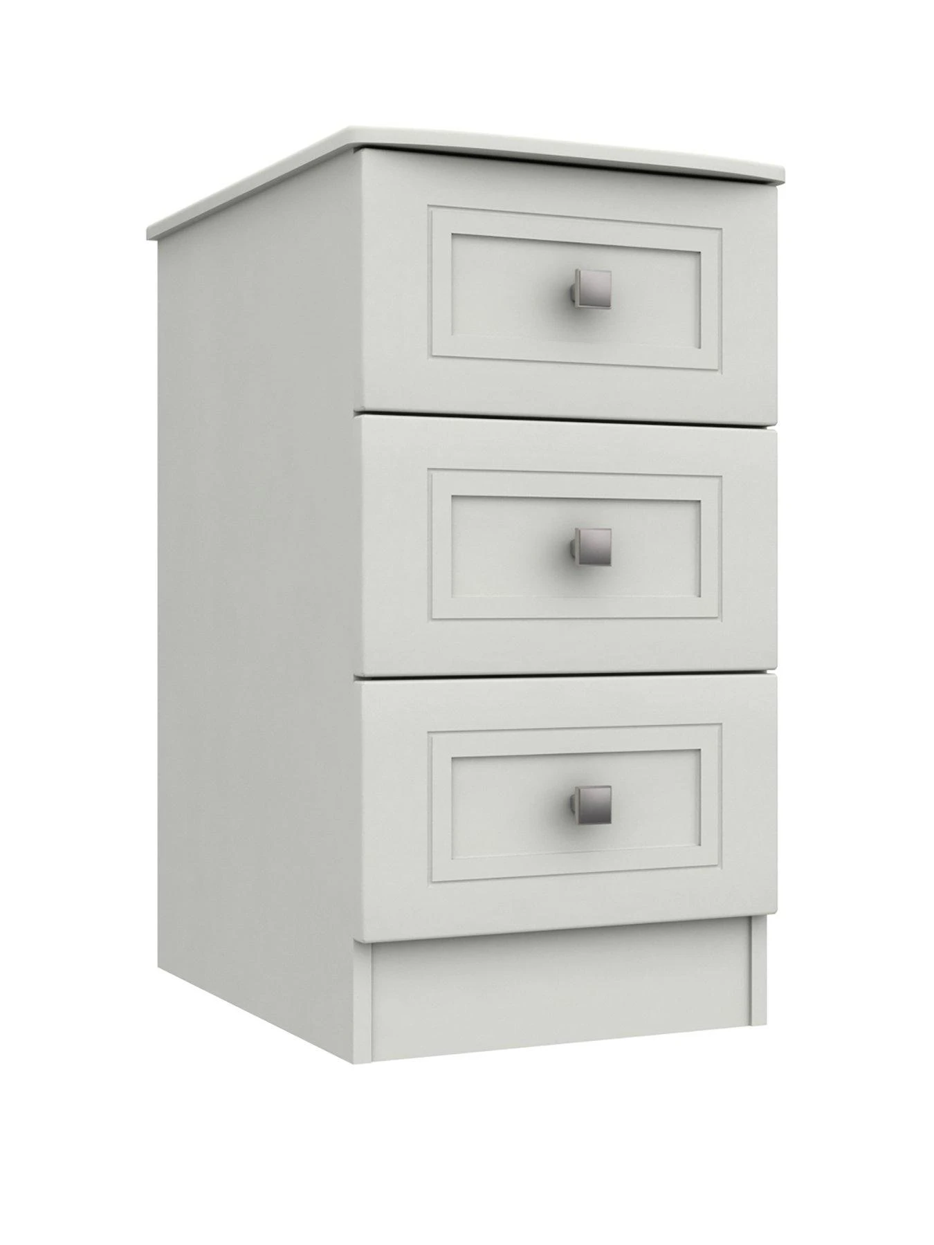 One Call Harris Ready Assembled 3 Drawer Bedside Chest 5 One Call Harris Ready Assembled 3 Drawer Bedside Chest - Image 3
