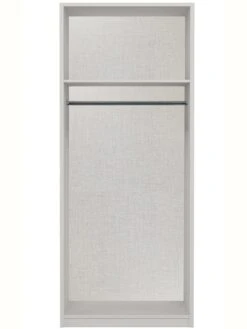 One Call Regal 2 Door Ready Assembled Wardrobe -FurniHaven Shop Q9PN6 SQ6 0000000559 WHITE GLOSS SLd2