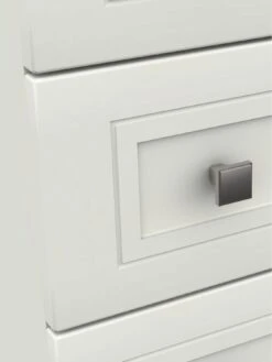 One Call Harris 4 Piece Part Assembled Package 3 Door Mirrored Wardrobe, 5 Drawer Chest And 2 Bedside Chests -FurniHaven Shop Q9PNL SQ5 0000000013 WHITE SLd1