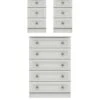 One Call Harris 3 Piece Ready Assembled Package - 5 Drawer Chest And 2 Bedside Chests 2 One Call Harris 3 Piece Ready Assembled Package - 5 Drawer Chest And 2 Bedside Chests -FurniHaven Shop Q9PNN SQ1 0000000013 WHITE SLf