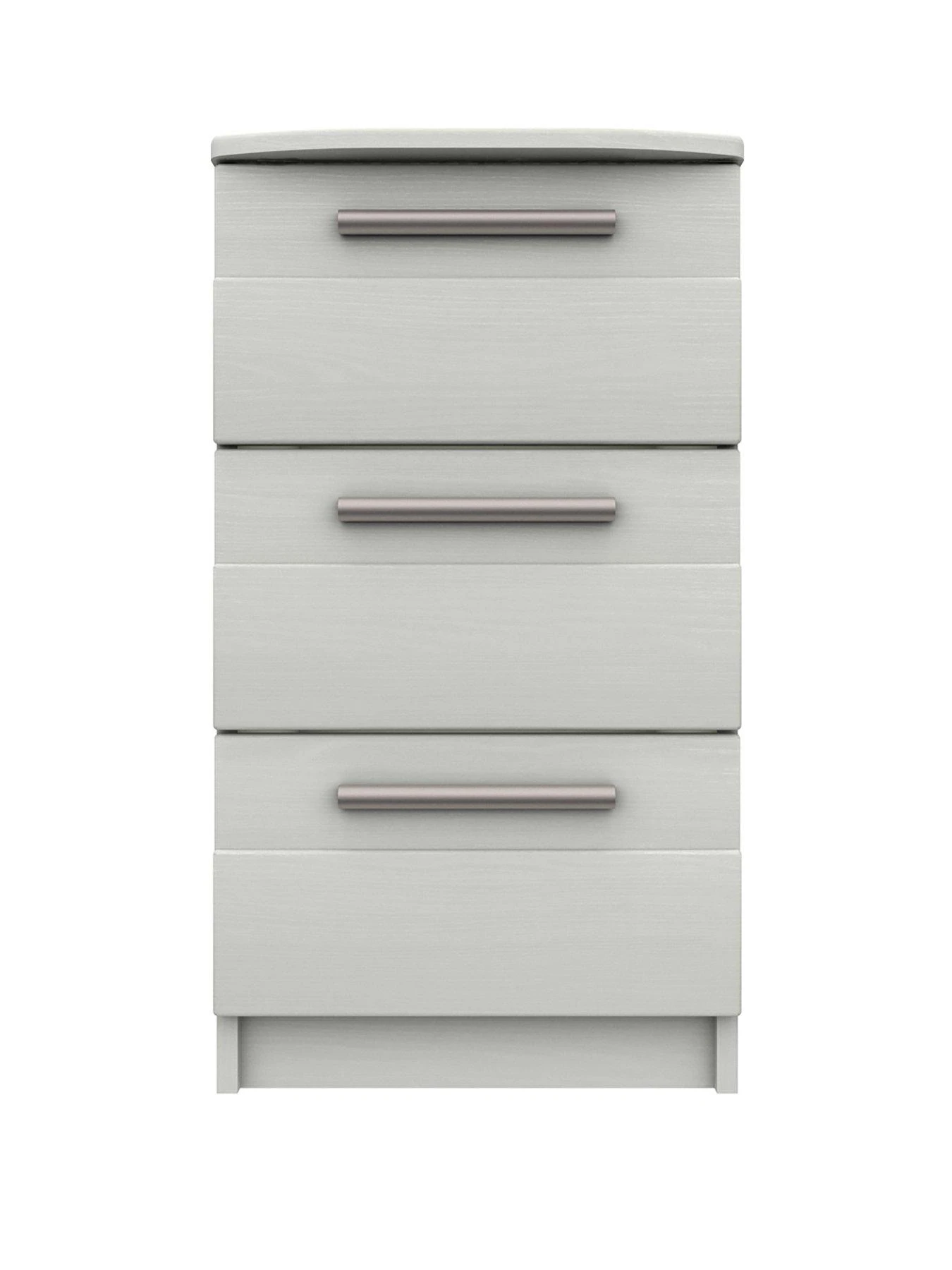 One Call Taylor Ready Assembled 3 Drawer Bedside Chest 3 One Call Taylor Ready Assembled 3 Drawer Bedside Chest