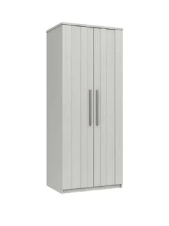 One Call Taylor Ready Assembled 2 Door Wardrobe -FurniHaven Shop Q9QWP SQ3 0000000013 WHITE SLa
