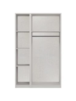 One Call Reid Part Assembled 3 Door Mirrored Wardrobe -FurniHaven Shop Q9QYG SQ7 0000000179 TAUPE DGy