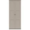 One Call Reid Ready Assembled 2 Door Wardrobe 1 One Call Reid Ready Assembled 2 Door Wardrobe -FurniHaven Shop Q9QYH SQ1 0000000179 TAUPE SLf
