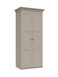 One Call Reid Ready Assembled 2 Door Wardrobe -FurniHaven Shop Q9QYH SQ5 0000000179 TAUPE SLd1