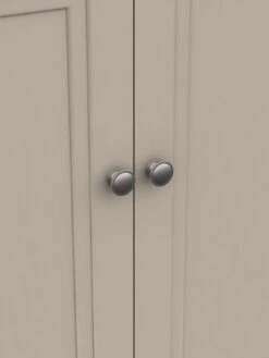 One Call Reid Ready Assembled 2 Door Wardrobe -FurniHaven Shop Q9QYH SQ6 0000000179 TAUPE SLd2