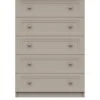 One Call Reid Ready Assembled 5 Drawer Chest -FurniHaven Shop Q9QYJ SQ1 0000000179 TAUPE SLf