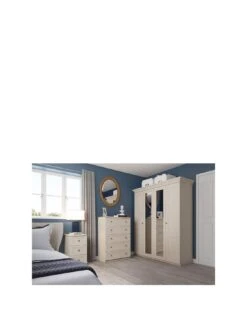 One Call Reid Ready Assembled 5 Drawer Chest -FurniHaven Shop Q9QYJ SQ3 0000000179 TAUPE SLa