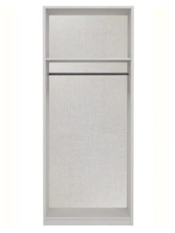 One Call Smyth 3 Piece Ready Assembled Package - 2 Door Wardrobe, 5 Drawer Chest And 2 Bedside Chests -FurniHaven Shop Q9V6J SQ6 0000014757 DARK GREY TAUPE SLd2