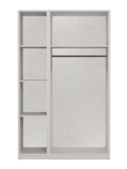 One Call Smyth Part Assembled 3 Door Mirrored Wardrobe 13 One Call Smyth Part Assembled 3 Door Mirrored Wardrobe -FurniHaven Shop Q9VFK SQ6 0000014757 DARK GREY TAUPE SLd2