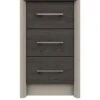 One Call Smyth Ready Assembled 3 Drawer Bedside Chest 1 One Call Smyth Ready Assembled 3 Drawer Bedside Chest -FurniHaven Shop Q9VFL SQ1 0000014757 DARK GREY TAUPE SLf