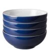 Denby  Elements Dark Blue Cereal Bowls – Set Of 4 -FurniHaven Shop Q9Y7E SQ1 0000000020 BLUE SLf