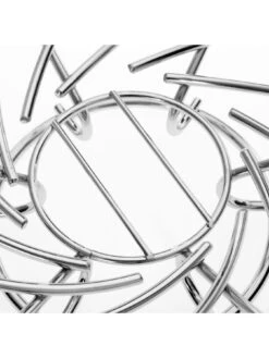 Premier Housewares Metal Wire Nest Fruit Basket -FurniHaven Shop QAP4A SQ5 0000000139 CHROME SLd3