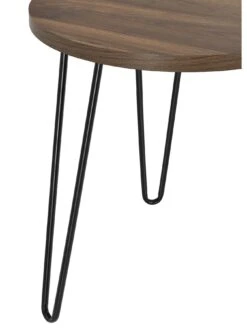 Dorel Home Owen Round Side Table - Walnut Effect -FurniHaven Shop QAPD4 SQ4 0000000007 WALNUT SLd