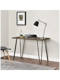 Dorel Home Owen Desk - Walnut -FurniHaven Shop QAPDP SQ4 0000000007 WALNUT SLd1