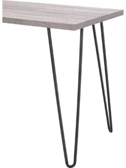 Dorel Home Owen Desk - Grey Oak -FurniHaven Shop QAPDR SQ4 0000006131 GREY OAK SLd1