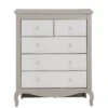 Very Home Sandy Mirrored 3 + 2 Drawer Chest -FurniHaven Shop QAYFW SQ1 0000014410 GREY MIRROR SLf