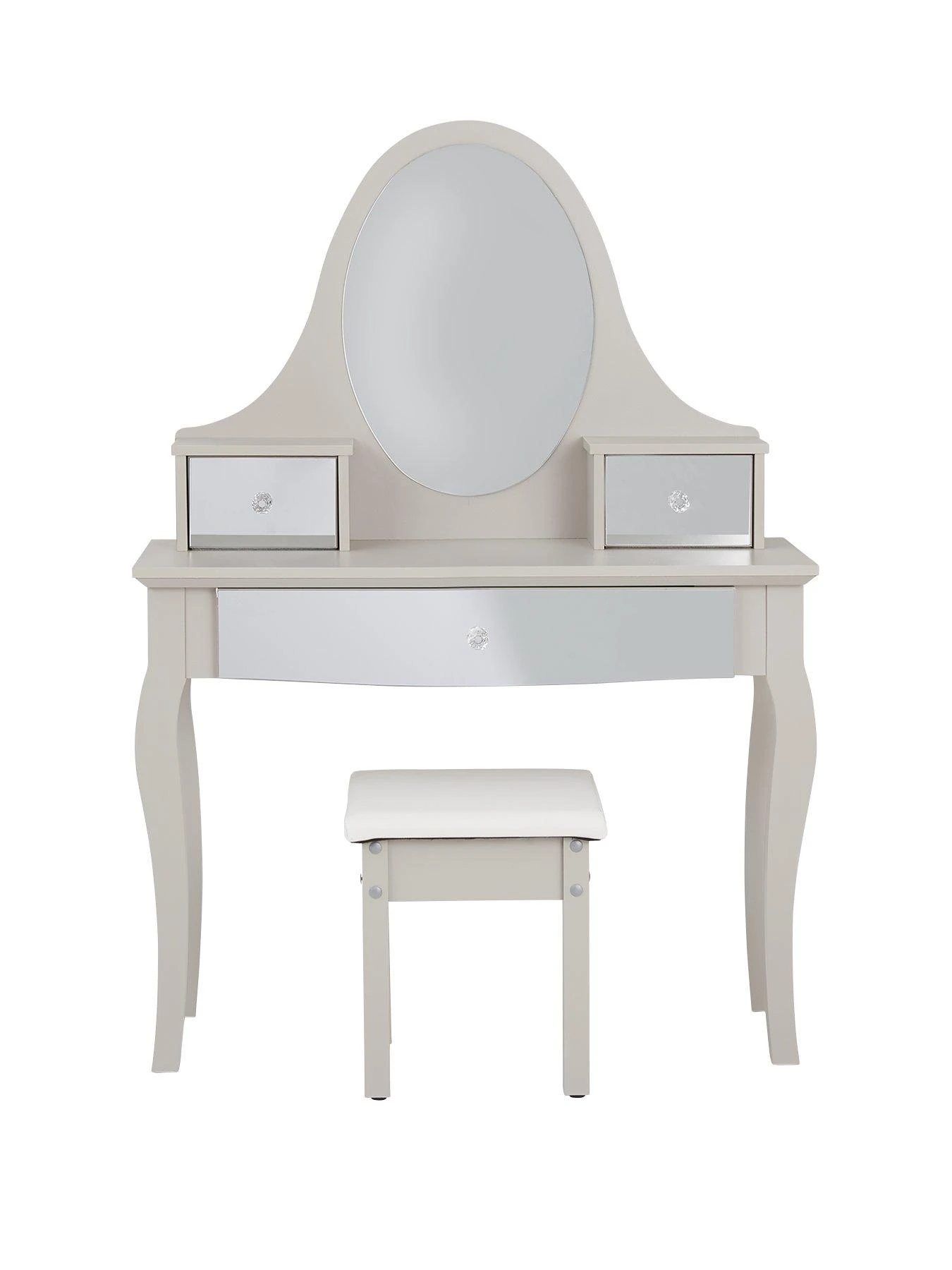 Very Home Sandy Mirrored Dressing Table And Stool Set 3 Very Home Sandy Mirrored Dressing Table And Stool Set