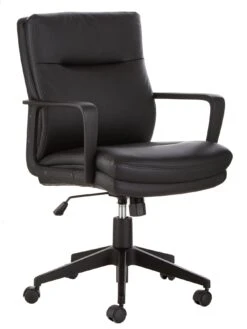 Pluto Office Chair - Black - FSC® Certified -FurniHaven Shop QCHHE SQ3 0000000004 BLACK SLd