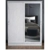 Very Home Camberley 2 Sliding Door Mirrored Wardrobe - White -FurniHaven Shop QE7F9 SQ2 0000000013 WHITE SLf