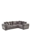 Labrinth Fabric Scatterback Right Hand 3 Piece Corner Group Sofa -FurniHaven Shop QEGGE SQ1 0000000005 GREY SLf