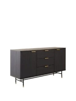Very Home Cooper 2 Door, 3 Drawer Sideboard -FurniHaven Shop QEQGD SQ3 0000000007 WALNUT SLa