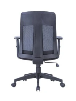 Alphason Laguna Fabric And Mesh Back Chair - Black -FurniHaven Shop QFTLR SQ5 0000000004 BLACK SLd2