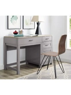 Dorel Home Carver Lift Up Desk - Grey -FurniHaven Shop QFVPJ SQ4 0000000005 GREY SLd