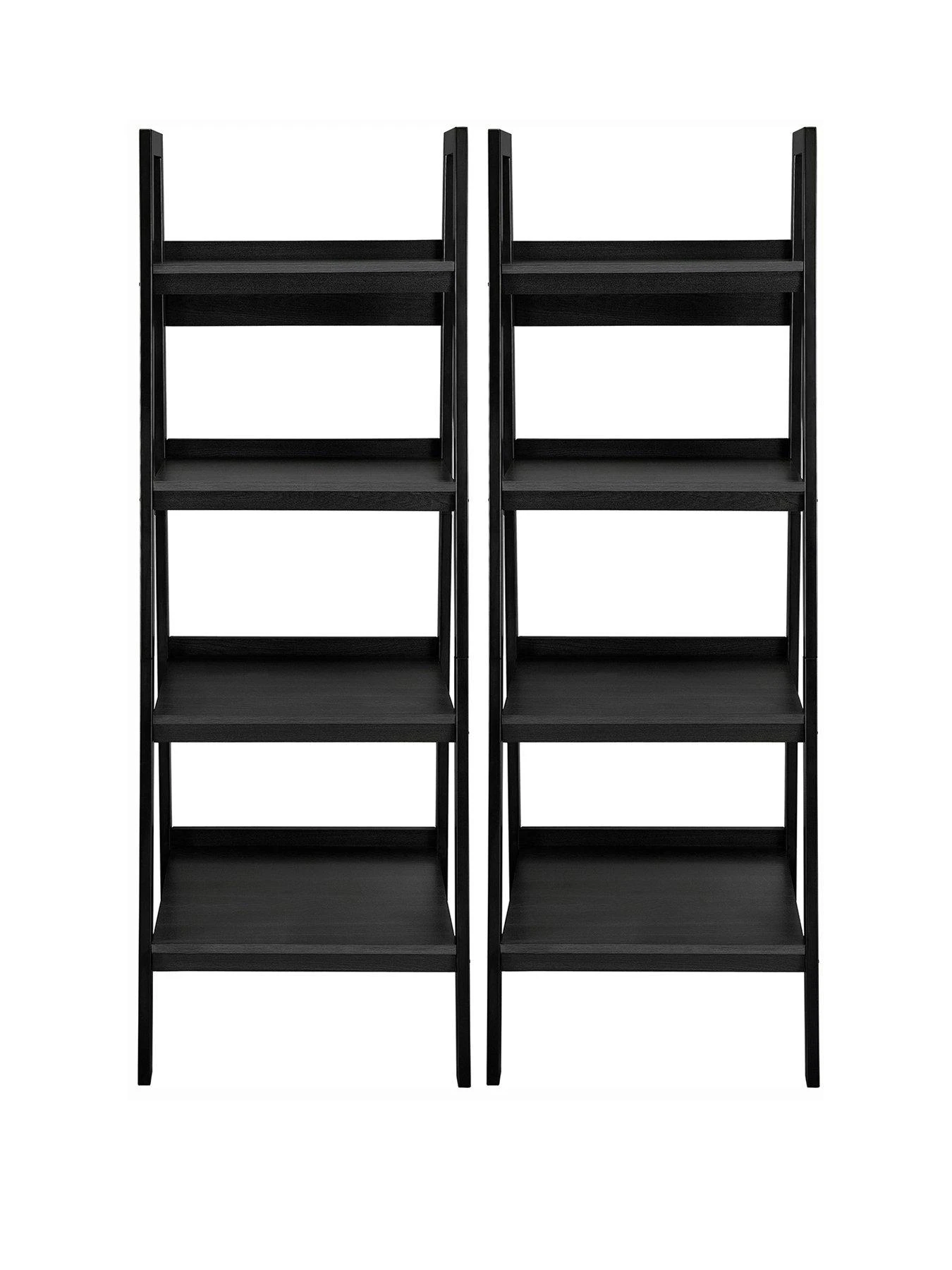 Dorel Home Set Of 2 Lawrence Ladder Bookcases 3 Dorel Home Set Of 2 Lawrence Ladder Bookcases
