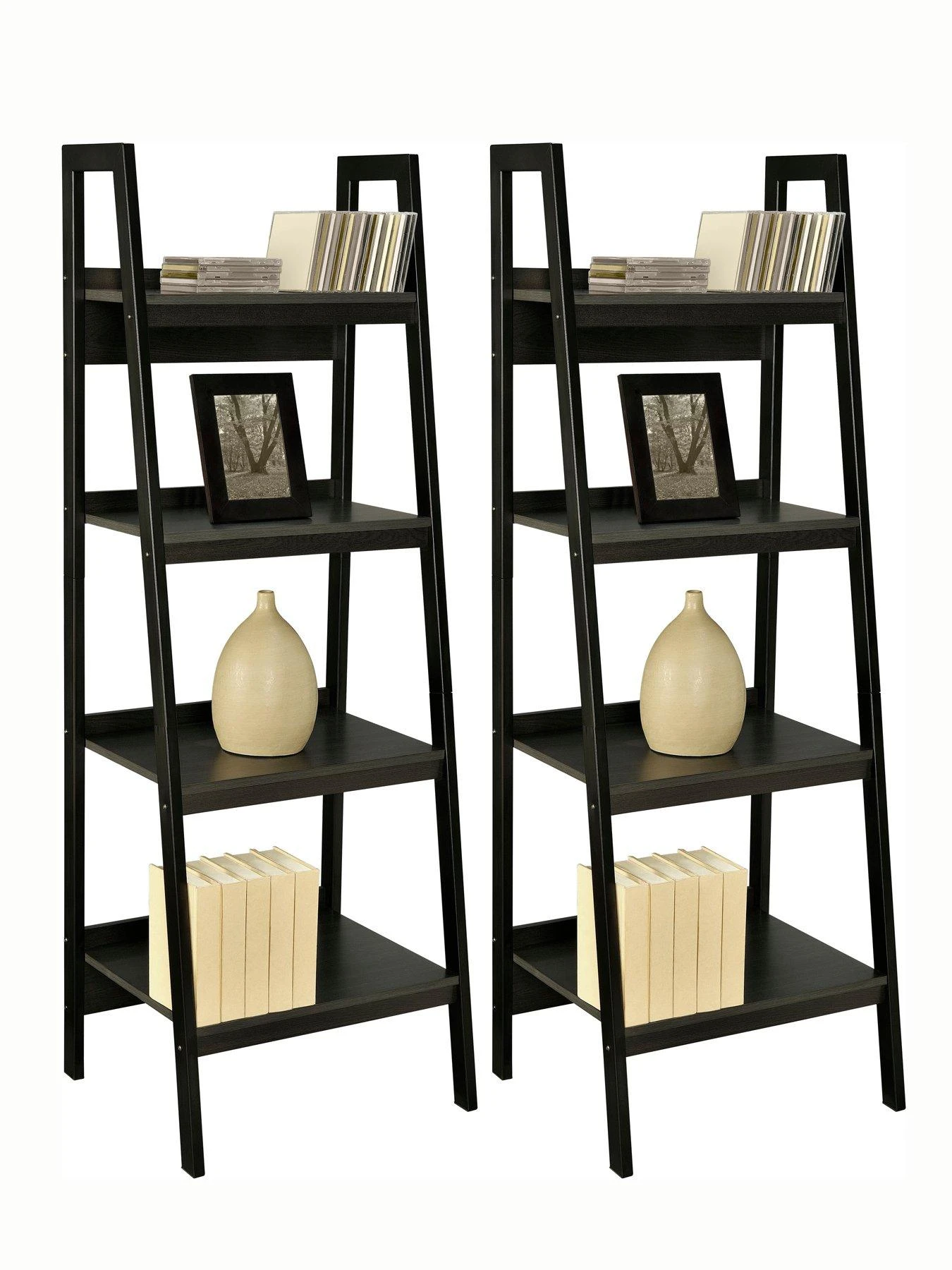 Dorel Home Set Of 2 Lawrence Ladder Bookcases 6 Dorel Home Set Of 2 Lawrence Ladder Bookcases - Image 4