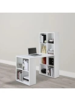 Dorel Home London Hobby Desk -FurniHaven Shop QFVPX SQ3 0000000013 WHITE SLd