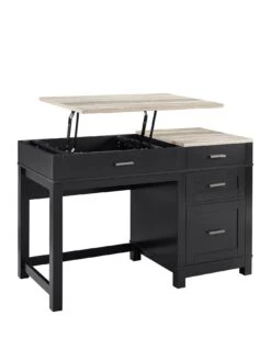 Dorel Home Carver Lift Up Desk - Black -FurniHaven Shop QFVPY SQ3 0000000004 BLACK SLa